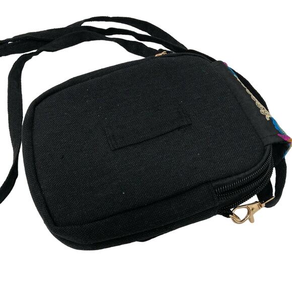 Crossbody Embroidered Handbag Purse Multi-pockets Small NEW - Picture 7 of 7